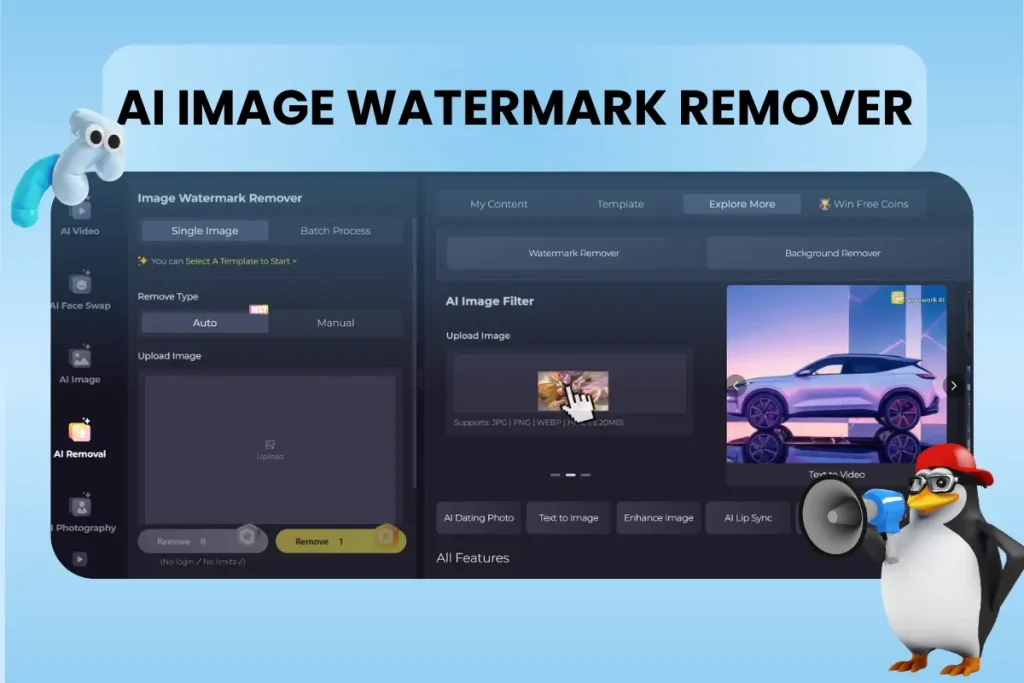 Supawork AI Watermark Remover: Clean Images with 1 Click