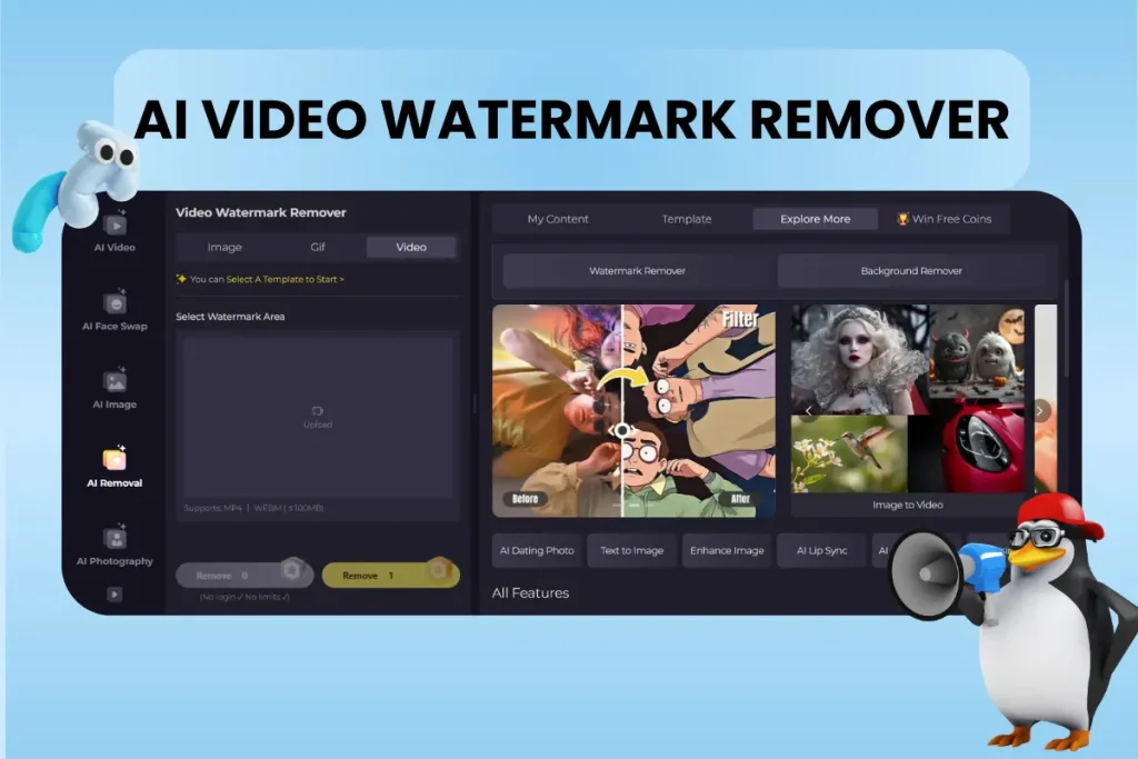 Supawork AI Video Watermark Remover: Frame-by-Frame Precision
