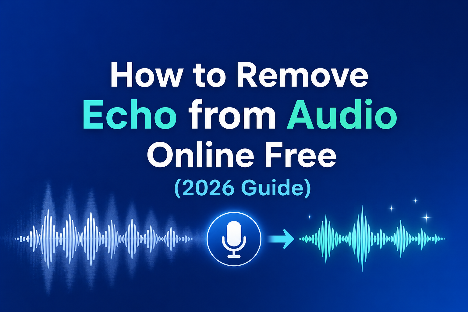 How to Remove Echo from Audio Online Free