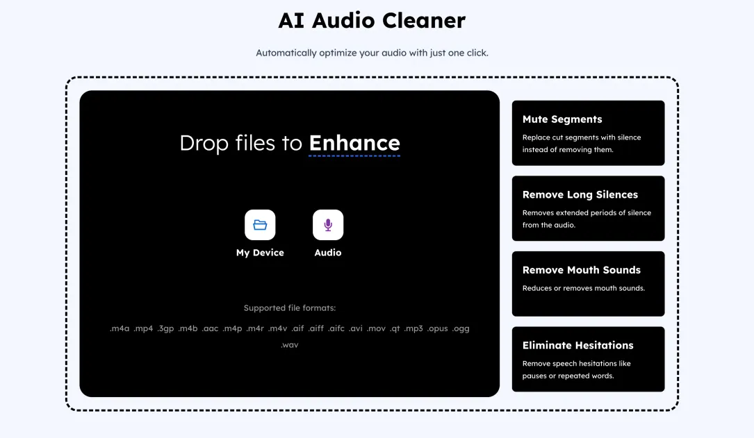 AudioCleaner AI AudioCleaner AI