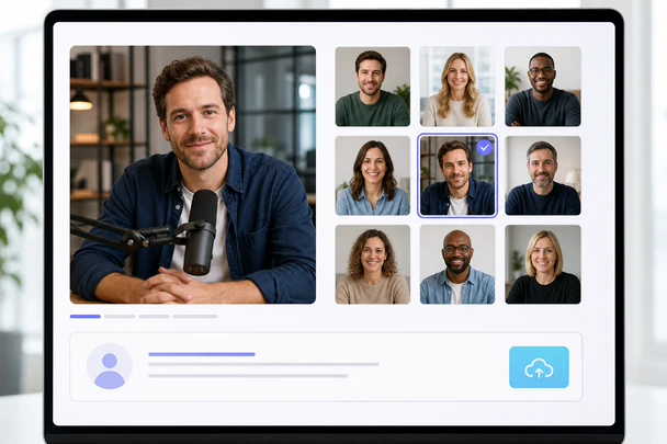 Podcast to Video Converter to Convert Audio Podcast to Video for Free - AudioCleaner AI