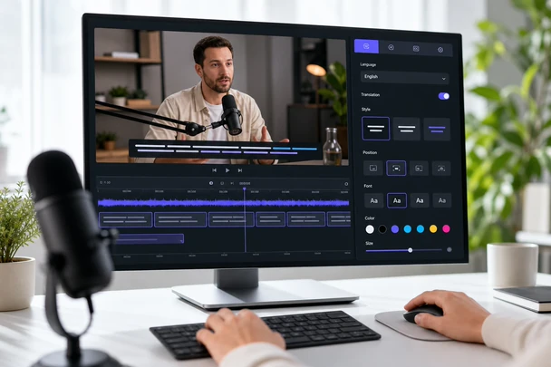 Podcast to Video Converter to Convert Audio Podcast to Video for Free - AudioCleaner AI